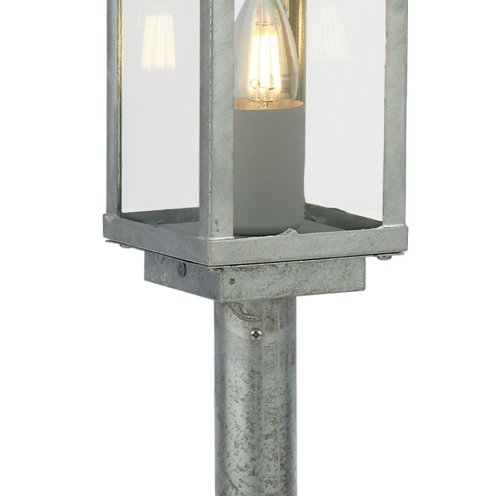Searchlight Buitenlamp Box II H 50 cm grijs