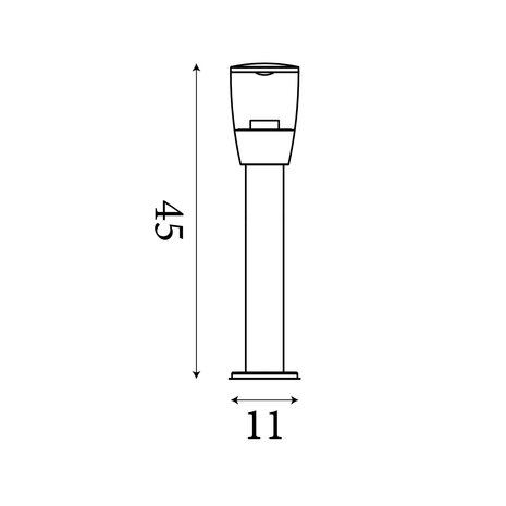Searchlight Buitenlamp Tucson H 45 cm antraciet