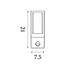 Searchlight Buitenlamp Avenue H 21 cm bewegingssensor zwart Searchlight Buitenlamp Avenue H 21 cm bewegingssensor zwart