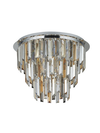 Searchlight Plafondlamp Clarissa 5 lichts Ø 45 cm chroom Searchlight Plafondlamp Clarissa 5 lichts Ø 45 cm chroom