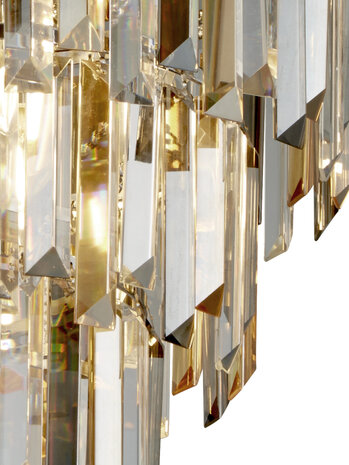 Searchlight Plafondlamp Clarissa 5 lichts Ø 45 cm chroom Searchlight Plafondlamp Clarissa 5 lichts Ø 45 cm chroom