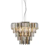 Searchlight Hanglamp Clarissa 9 lichts Ø 65 cm chroom Searchlight Hanglamp Clarissa 9 lichts Ø 65 cm chroom