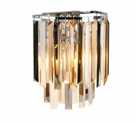 Searchlight Wandlamp Clarissa 2 lichts H 28 cm chroom Searchlight Wandlamp Clarissa 2 lichts H 28 cm chroom