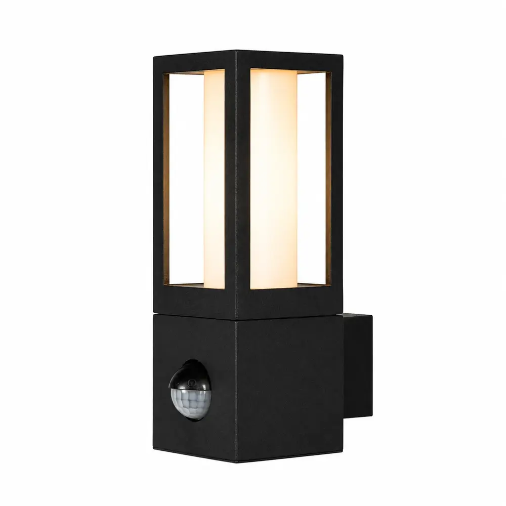 Searchlight Buitenlamp Avenue H 21 cm bewegingssensor zwart Searchlight Buitenlamp Avenue H 21 cm bewegingssensor zwart