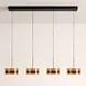 Highlight Hanglamp Enzo 4 lichts -2e kans- L 117 cm zwart Highlight Hanglamp Enzo 4 lichts -2e kans- L 117 cm zwart