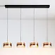 Highlight Hanglamp Enzo 4 lichts -2e kans- L 117 cm zwart Highlight Hanglamp Enzo 4 lichts -2e kans- L 117 cm zwart