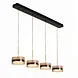 Highlight Hanglamp Enzo 4 lichts -2e kans- L 117 cm zwart Highlight Hanglamp Enzo 4 lichts -2e kans- L 117 cm zwart