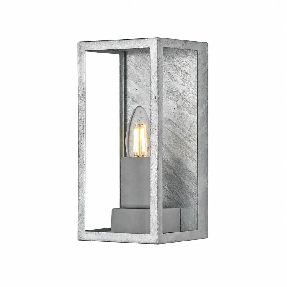 Searchlight Buitenlamp Box II H 24 cm grijs Searchlight Buitenlamp Box II H 24 cm grijs