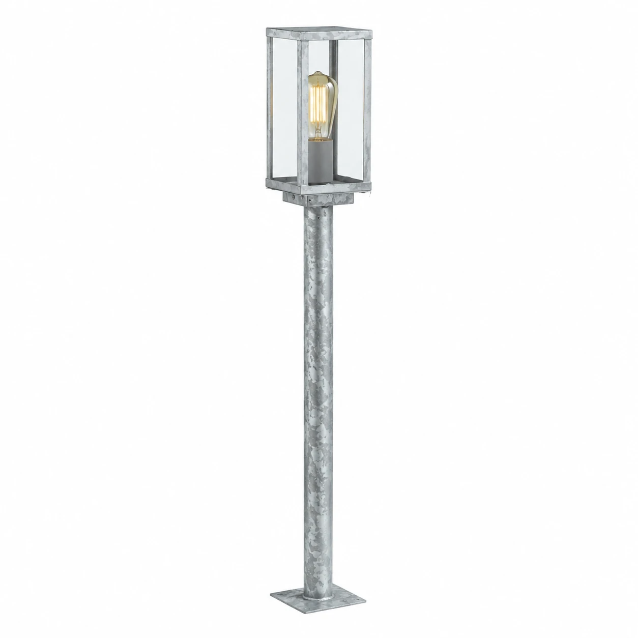 Searchlight Buitenlamp Box II H 90 cm grijs