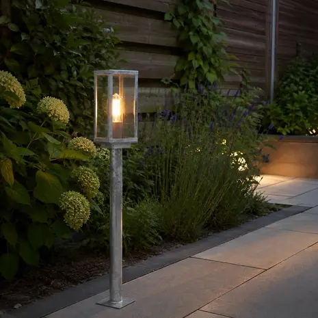 Searchlight Buitenlamp Box II H 90 cm grijs Searchlight Buitenlamp Box II H 90 cm grijs