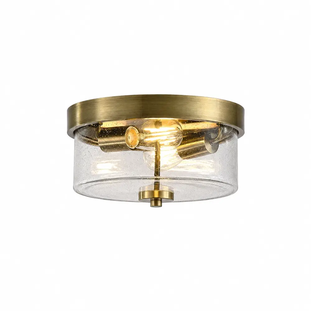 Searchlight Plafondlamp Preston Ø 33 cm IP44 brons Searchlight Plafondlamp Preston Ø 33 cm IP44 brons