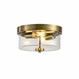 Searchlight Plafondlamp Preston Ø 33 cm IP44 brons