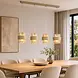 Searchlight Hanglamp Royal 4 lichts L 93 cm beige