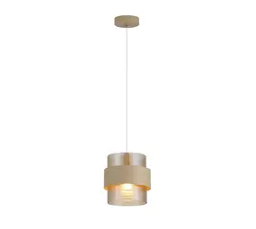 Searchlight Hanglamp Royal Ø 18 cm beige