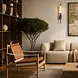 Searchlight Wandlamp Cattail H 54 cm brons goud Searchlight Wandlamp Cattail H 54 cm brons goud