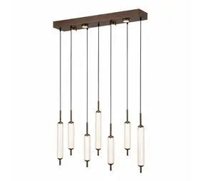 Searchlight Hanglamp Cattail 11 lichts L 85 cm brons goud Searchlight Hanglamp Cattail 11 lichts L 85 cm brons goud