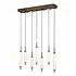 Hanglamp Cattail 11 lichts L 85 cm brons goud Hanglamp Cattail 11 lichts L 85 cm brons goud