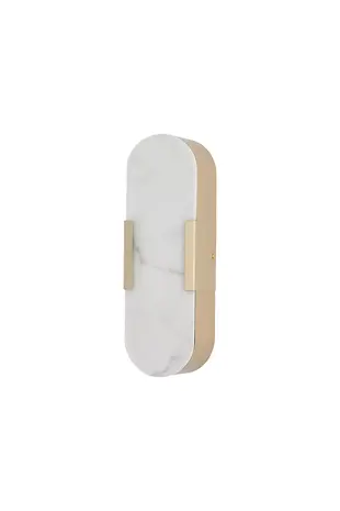 Searchlight Wandlamp Opaline H 35 cm IP44 mat goud Searchlight Wandlamp Opaline H 35 cm IP44 mat goud