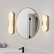 Searchlight Wandlamp Opaline H 35 cm IP44 mat goud Searchlight Wandlamp Opaline H 35 cm IP44 mat goud