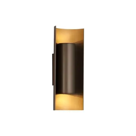 Searchlight Wandlamp Roll 25,4 cm bruin gespoten Searchlight Wandlamp Roll 25,4 cm bruin gespoten