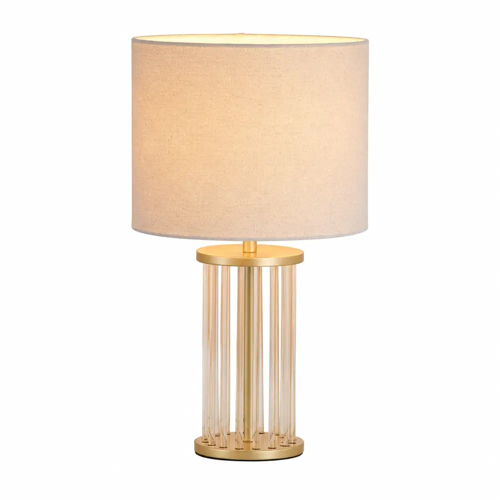 Searchlight Tafellamp Swizzle H 43 cm mat goud Searchlight Tafellamp Swizzle H 43 cm mat goud
