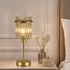 Searchlight Tafellamp Swizzle H 38 cm mat goud