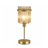 Searchlight Tafellamp Swizzle H 38 cm mat goud Searchlight Tafellamp Swizzle H 38 cm mat goud