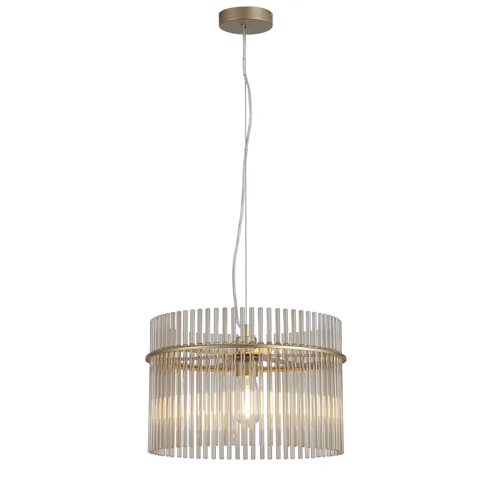 Searchlight Hanglamp Swizzle Ø 40 cm mat goud Searchlight Hanglamp Swizzle Ø 40 cm mat goud
