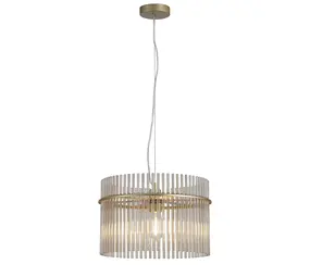 Searchlight Hanglamp Swizzle Ø 40 cm mat goud Searchlight Hanglamp Swizzle Ø 40 cm mat goud