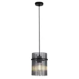Searchlight Hanglamp Swizzle  Ø 20 cm zwart