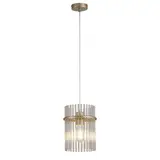 Searchlight Hanglamp Swizzle  Ø 20 cm mat goud