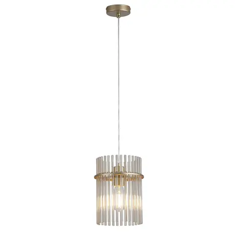 Searchlight Hanglamp Swizzle Ø 20 cm mat goud Searchlight Hanglamp Swizzle Ø 20 cm mat goud