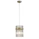 Searchlight Hanglamp Swizzle Ø 20 cm mat goud Searchlight Hanglamp Swizzle Ø 20 cm mat goud