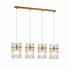 Hanglamp Swizzle 4 lichts L 111 cm mat goud Hanglamp Swizzle 4 lichts L 111 cm mat goud