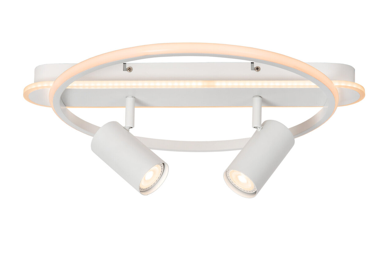 BRIANE - Plafonnière - Ø 40,2 cm - LED - 1x28W 3000K - Wit BRIANE - Plafonnière - Ø 40,2 cm - LED - 1x28W 3000K - Wit