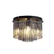 Searchlight Plafondlamp Swizzle 5 lichts Ø 32 cm zwart
