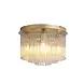 Searchlight Plafondlamp Swizzle 5 lichts Ø 32 cm mat goud