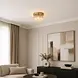 Searchlight Plafondlamp Swizzle 5 lichts Ø 32 cm mat goud