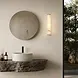 Searchlight Wandlamp Wales H 35 cm IP44 mat goud Searchlight Wandlamp Wales H 35 cm IP44 mat goud
