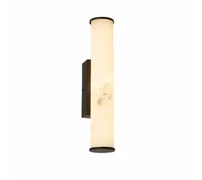 Searchlight Wandlamp Wales H 35 cm IP44 zwart