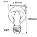 Paulmann LED E27 lamp 4,8 Watt kopspiegel chroom filament Paulmann LED E27 lamp 4,8 Watt kopspiegel chroom filament