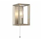 Searchlight Wandlamp Heaton H 23,5 cm zilver goud Searchlight Wandlamp Heaton H 23,5 cm zilver goud