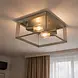 Searchlight Plafondlamp Heaton B 30 cm zilver goud