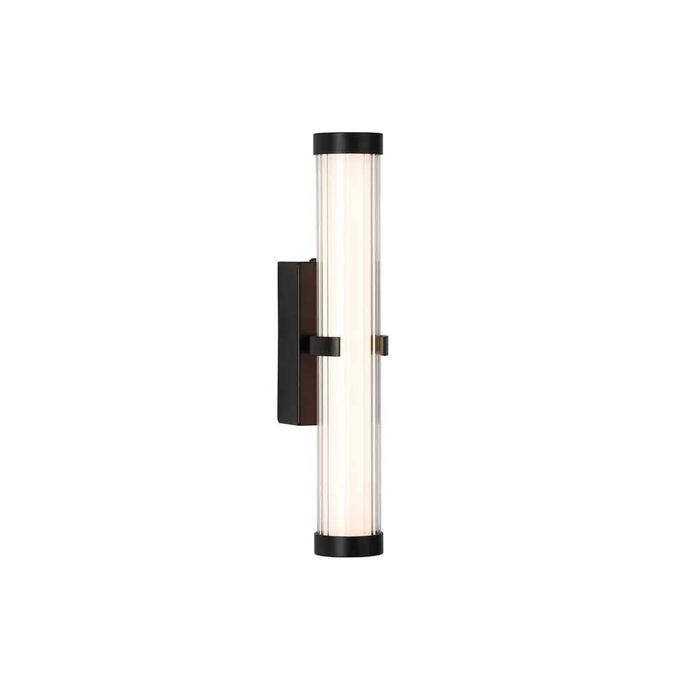 Searchlight Wandlamp Clamp H 32,5 cm IP44 zwart Searchlight Wandlamp Clamp H 32,5 cm IP44 zwart