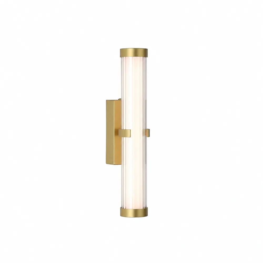 Searchlight Wandlamp Clamp H 32,5 cm IP44 goud Searchlight Wandlamp Clamp H 32,5 cm IP44 goud