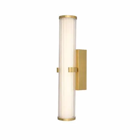 Searchlight Wandlamp Clamp H 43 cm IP44 goud Searchlight Wandlamp Clamp H 43 cm IP44 goud