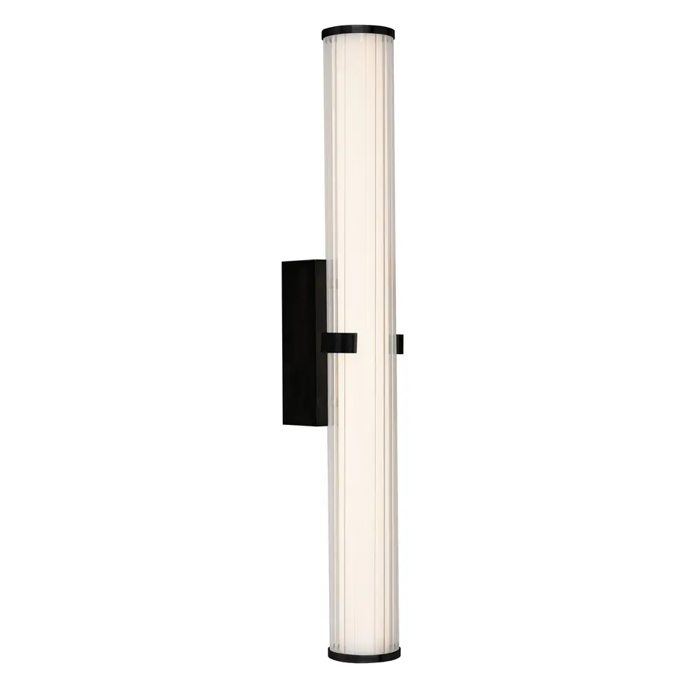 Searchlight Wandlamp Clamp H 63 cm IP44 zwart Searchlight Wandlamp Clamp H 63 cm IP44 zwart