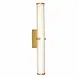 Searchlight Wandlamp Clamp H 63 cm IP44 goud