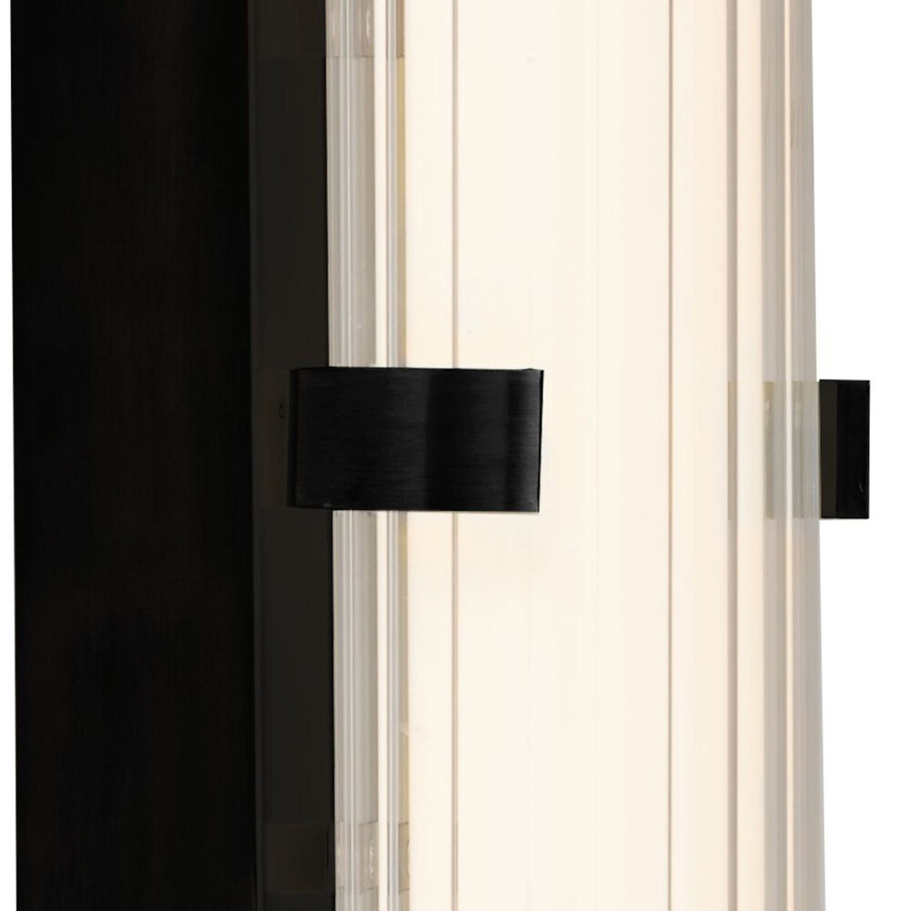 Searchlight Wandlamp Clamp H 32,5 cm IP44 zwart Searchlight Wandlamp Clamp H 32,5 cm IP44 zwart