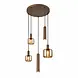 Trio Leuchten Hanglamp Mataro 5 lichts Ø 55 cm brons goud Trio Leuchten Hanglamp Mataro 5 lichts Ø 55 cm brons goud
